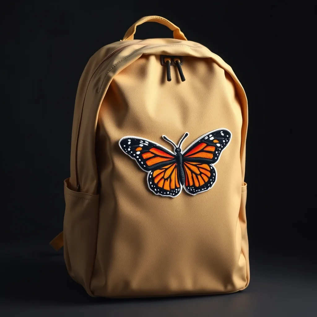 Mochila Mariposa Beige