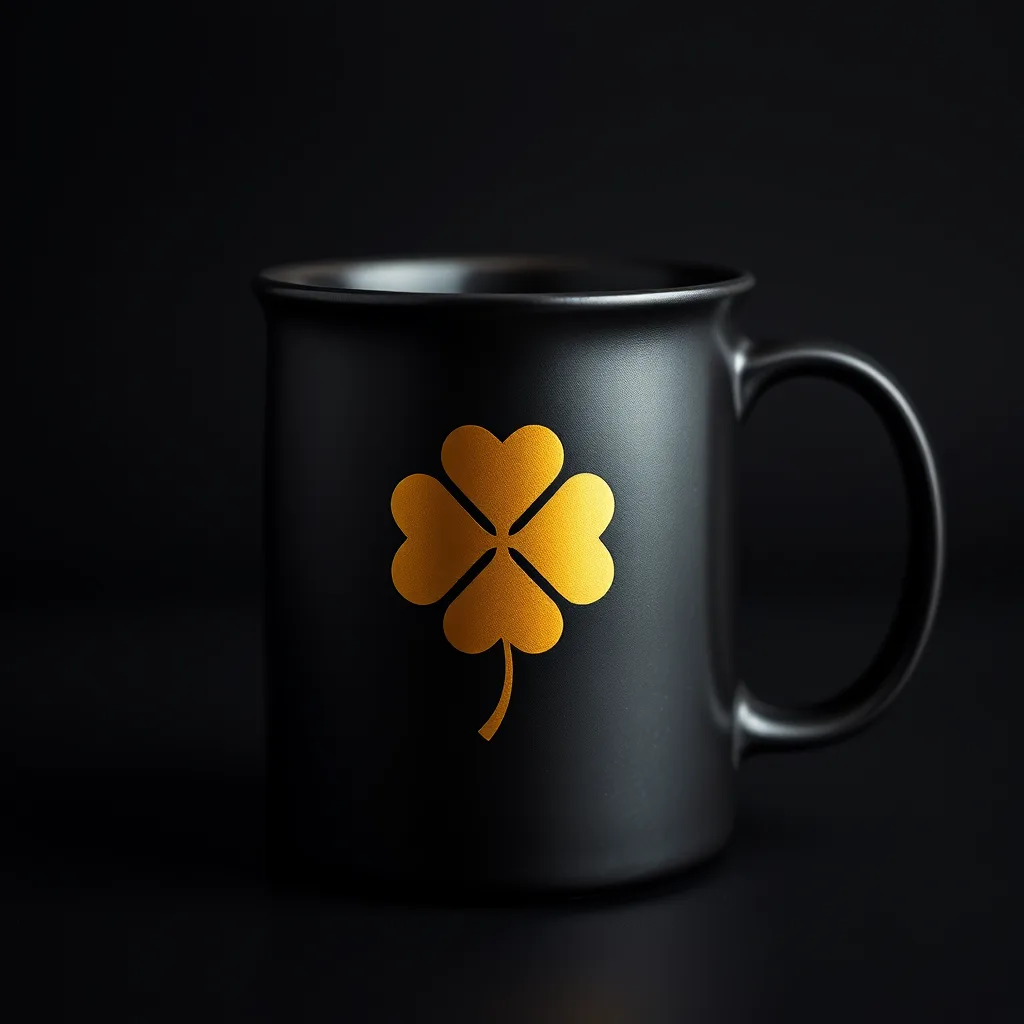Mug Trébol Negra