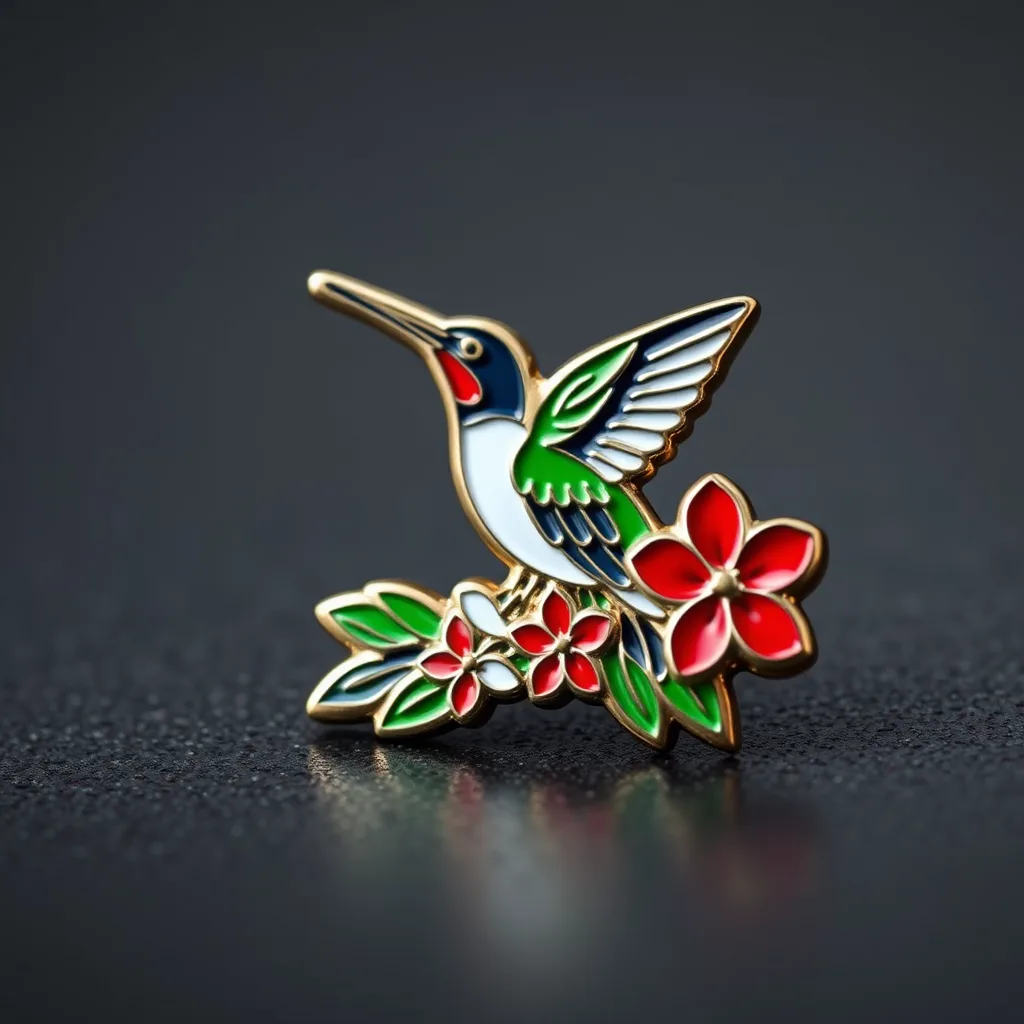 Pin Colibrí