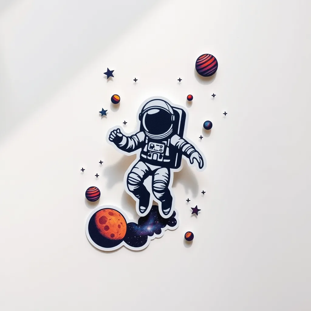 Sticker Astronauta