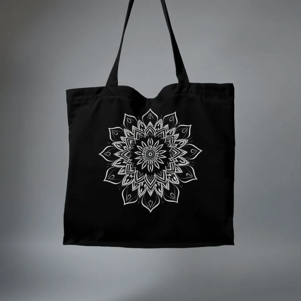 Tote Mandala Negra